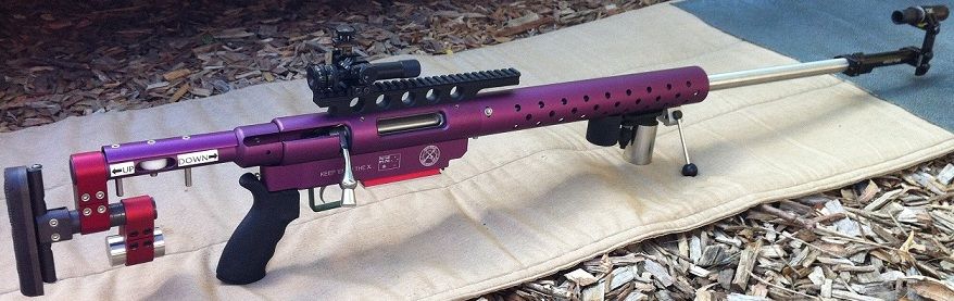 Waters Rifleman T3 receiver based encapsulating tube stock for the competitive match rifle shooter.