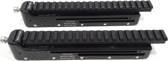 Waters Rifleman ELR Extreme Long Range Adjustable Sight Mounting Base 240 MOA Pic Rail Height Adder