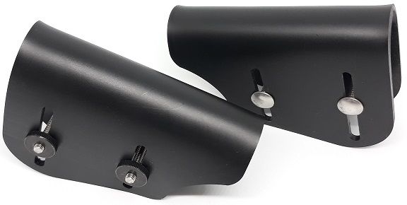 Waters Rifleman wrapping style adjustable height cheek piece for rifle butt stock. Easy to fit. Clamps with 2 bolts and speed thumb nuts.