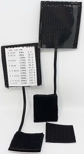 Waters Rifleman original flexible dope card holder, secured by velcro to most any surface. Used to keep elevation dopes in easy sight while shooting
